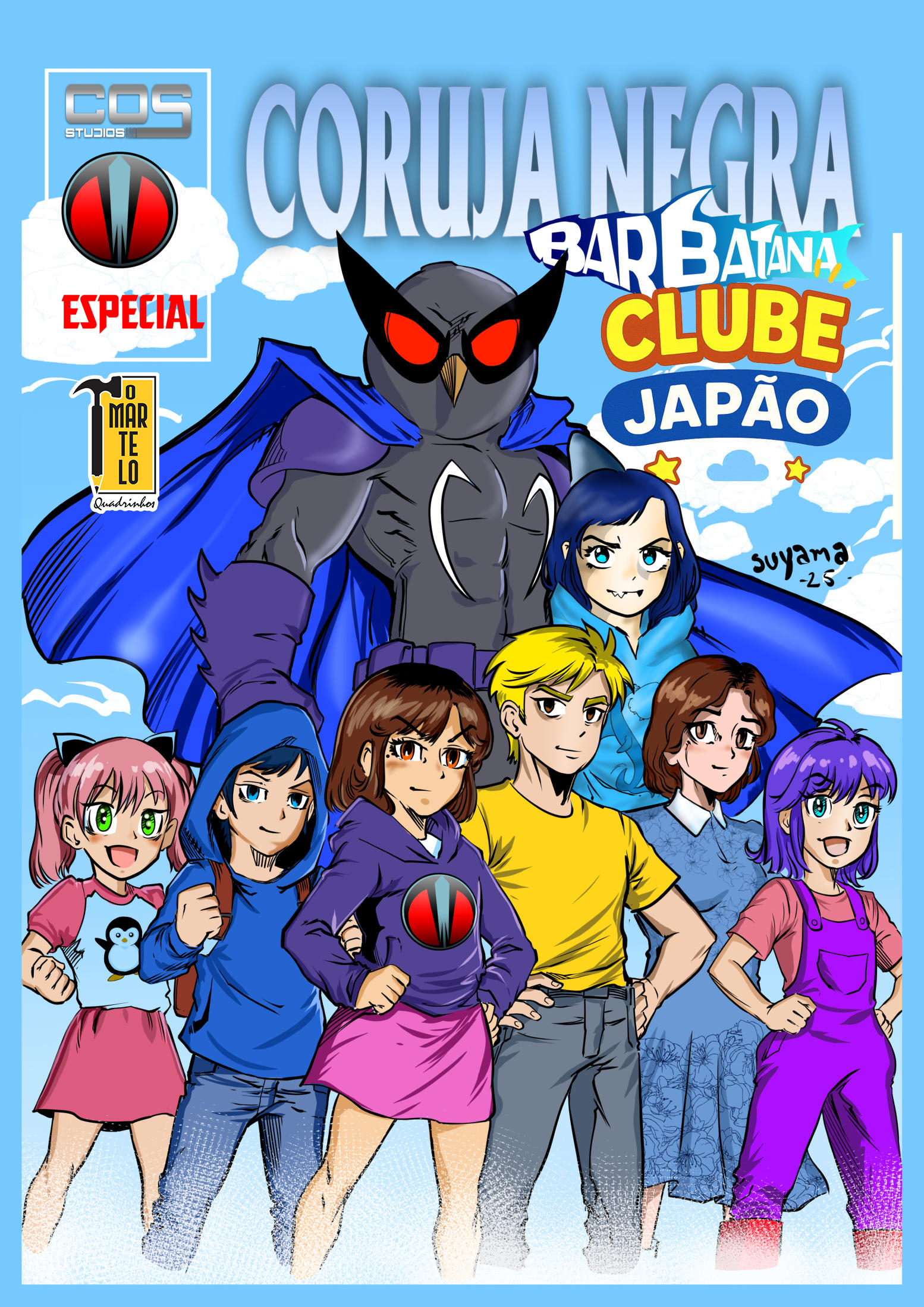 Coruja Negra, Barbatana e Grupo Japão