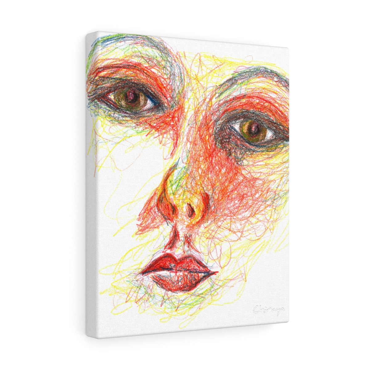 Woman Color Face