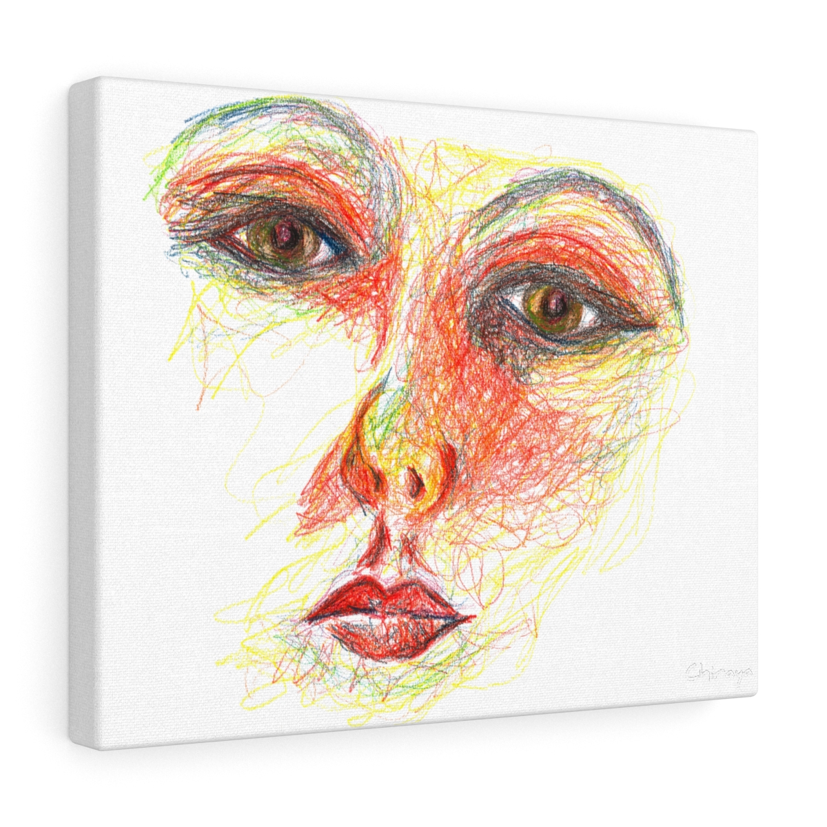 Woman Color Face