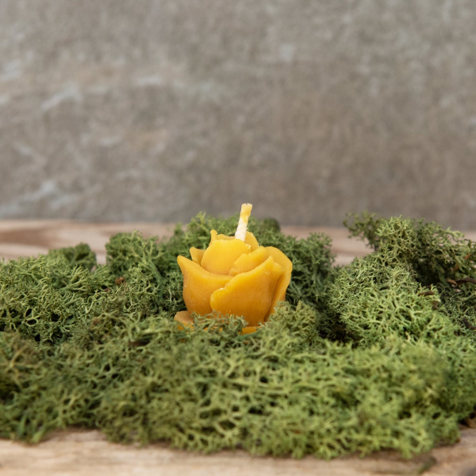 Bičių vaško žvakė Rožė