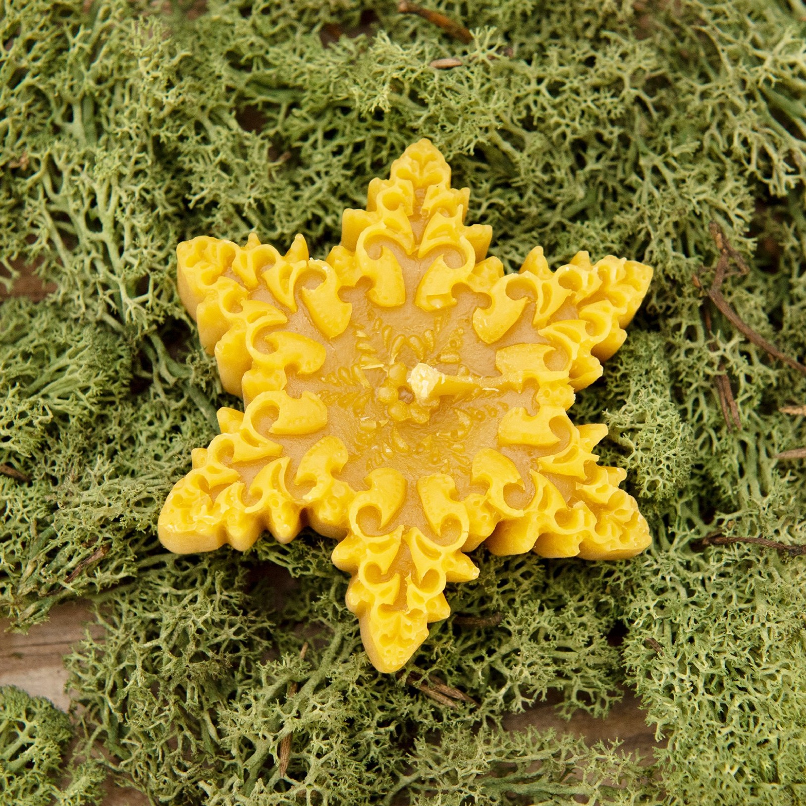 Bičių vaško žvakė Žvaigždė