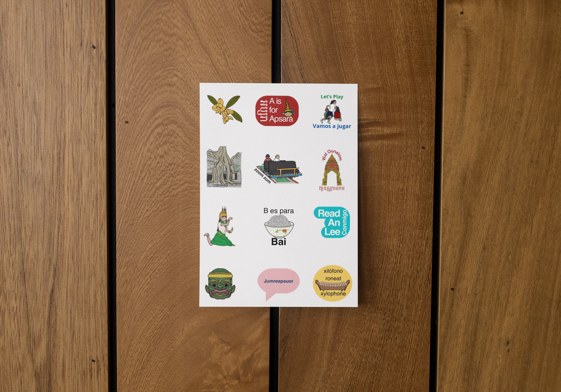 Cambodia ABC. ABC de Camboya