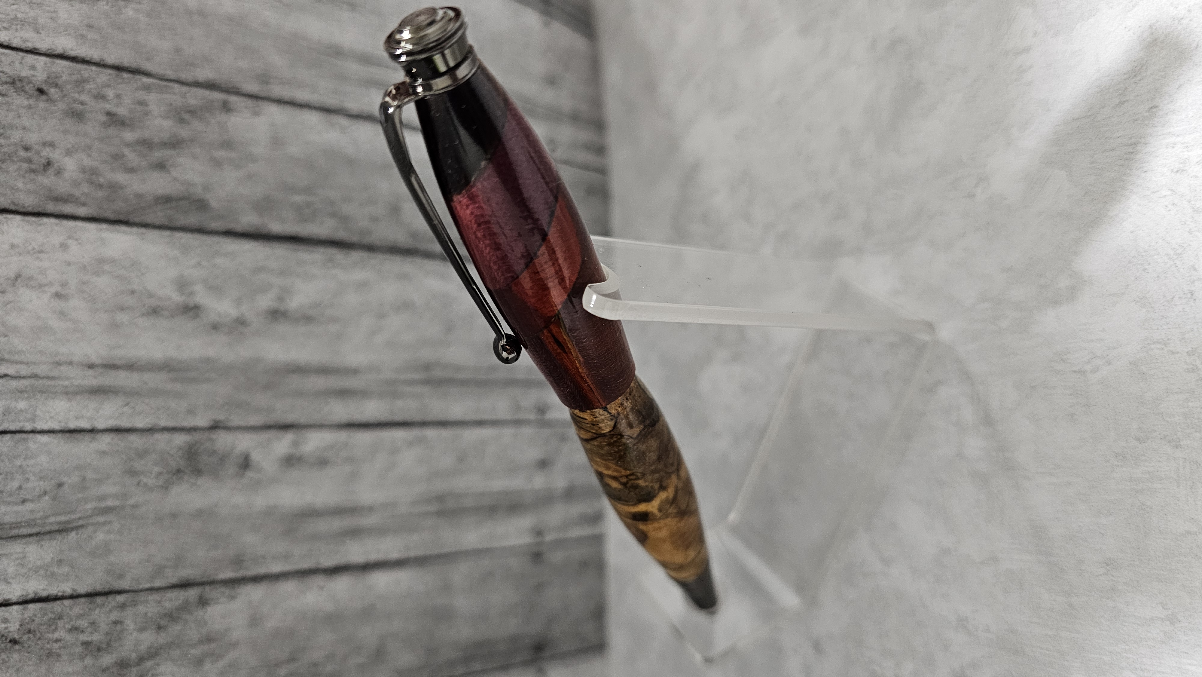 Segemented Bloodwood, Padauk, Purple Heart, Cocobolo & Spalted Maple