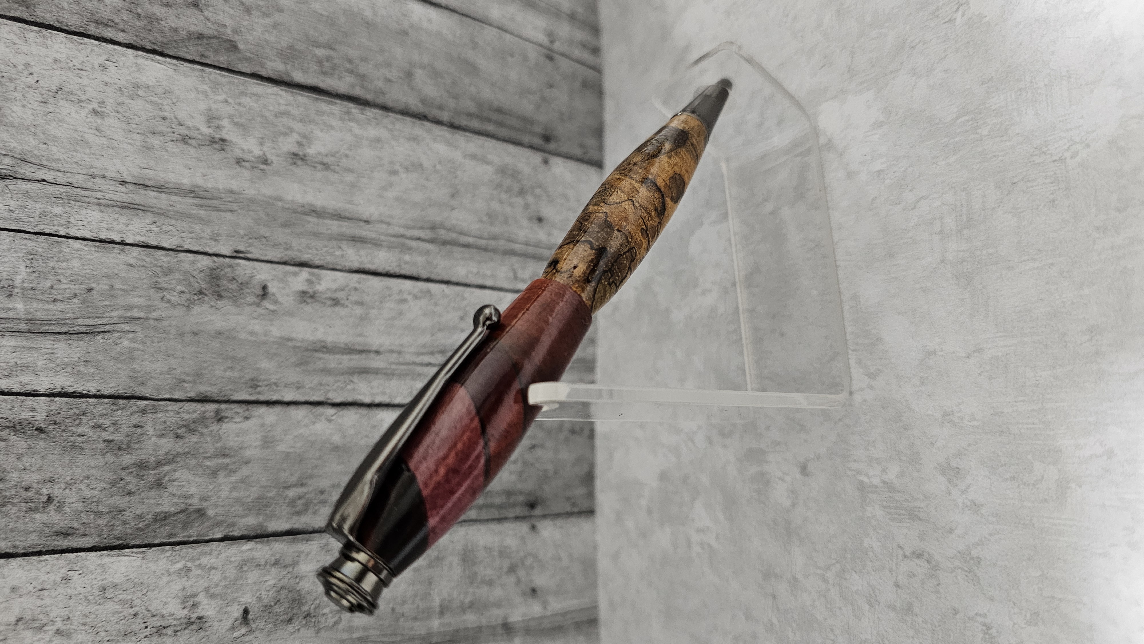 Segemented Bloodwood, Padauk, Purple Heart, Cocobolo & Spalted Maple
