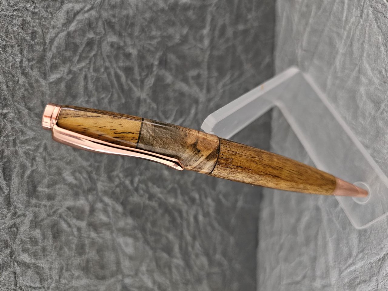 Bocote with Custom Spalted Maple Center Band