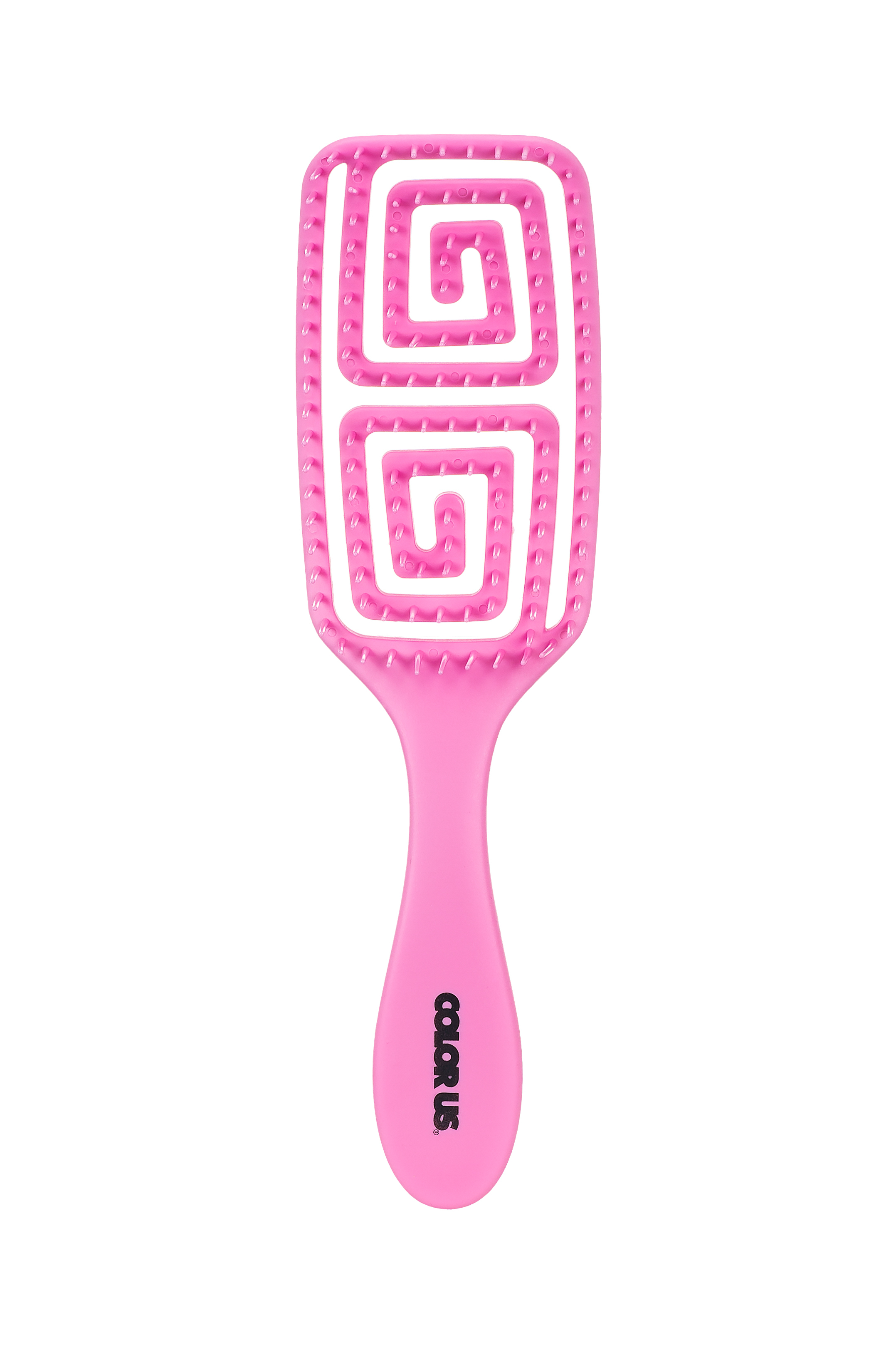 COLOR US vidutinis rožinis plaukų šepetys