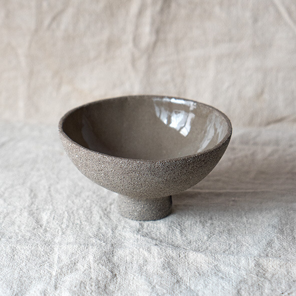 Cuenco gris piedra