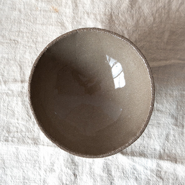 Cuenco gris piedra