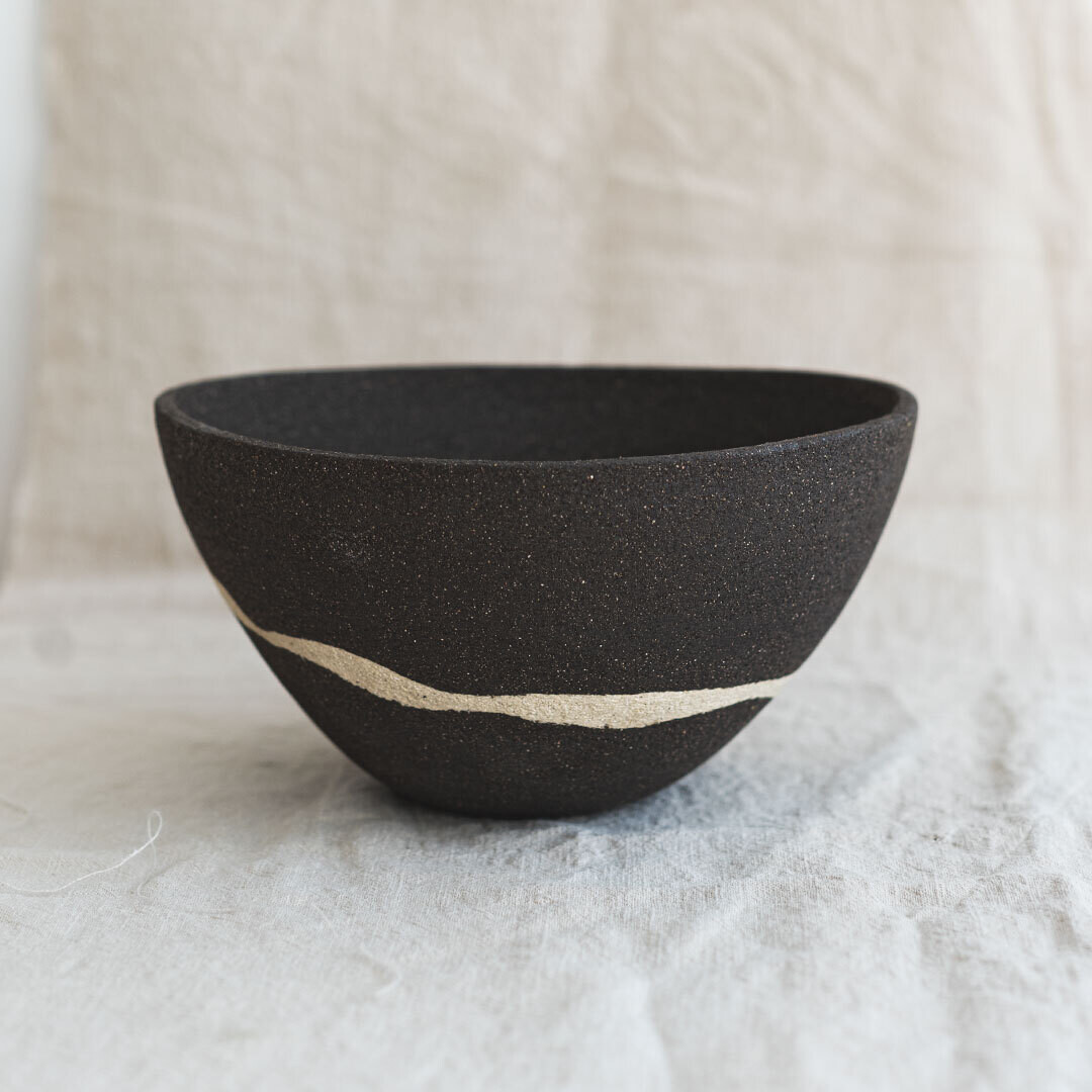 Colección SLOW: centro mesa negro