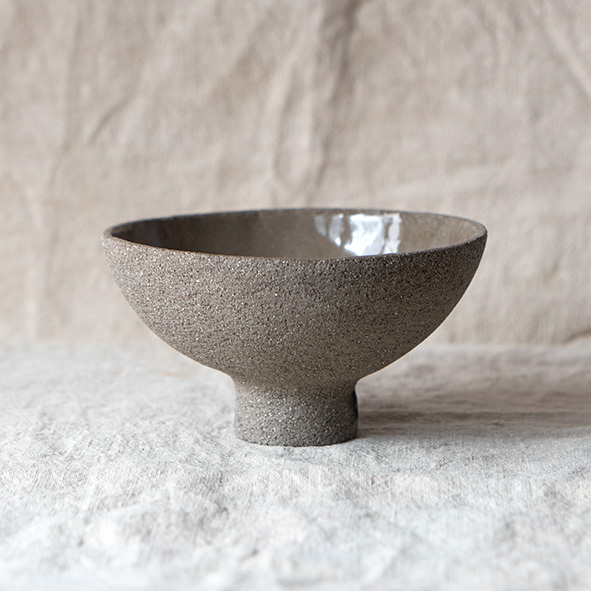 Cuenco gris piedra