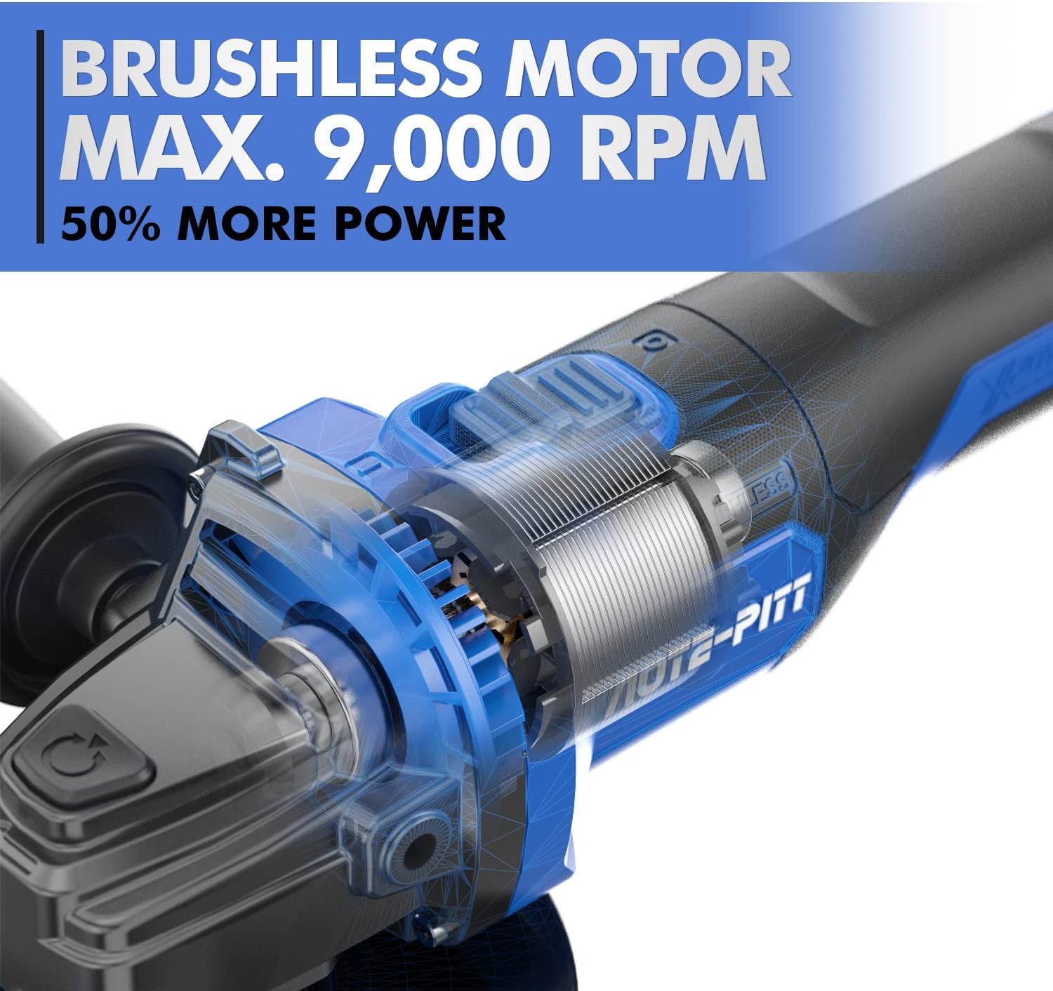 AOTE-PITT 4-1/2 Inch Electric Grinder Power Tools with Handle