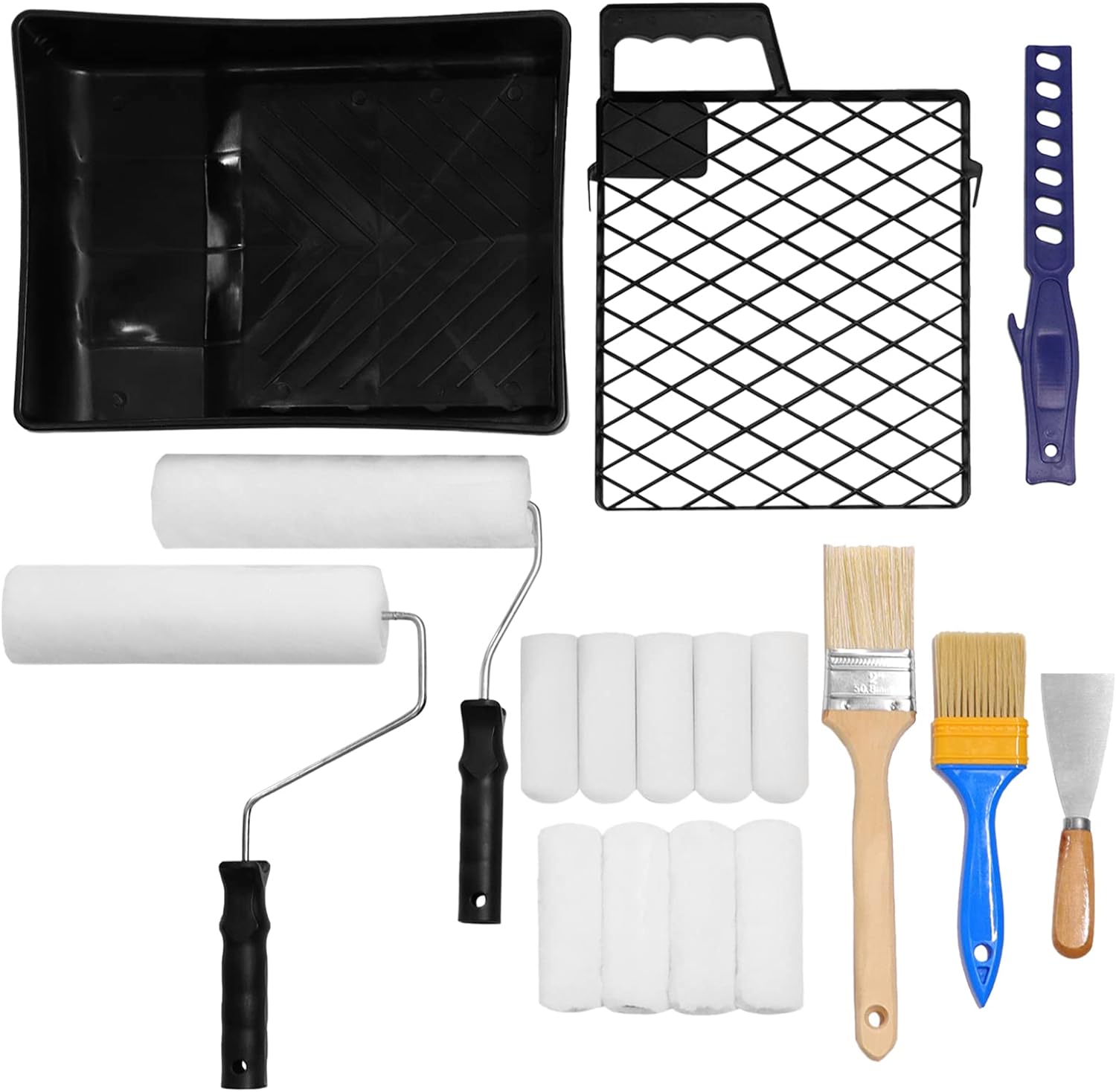 ETERNA Paint Roller Set,19 Piece Painting Roller Kit