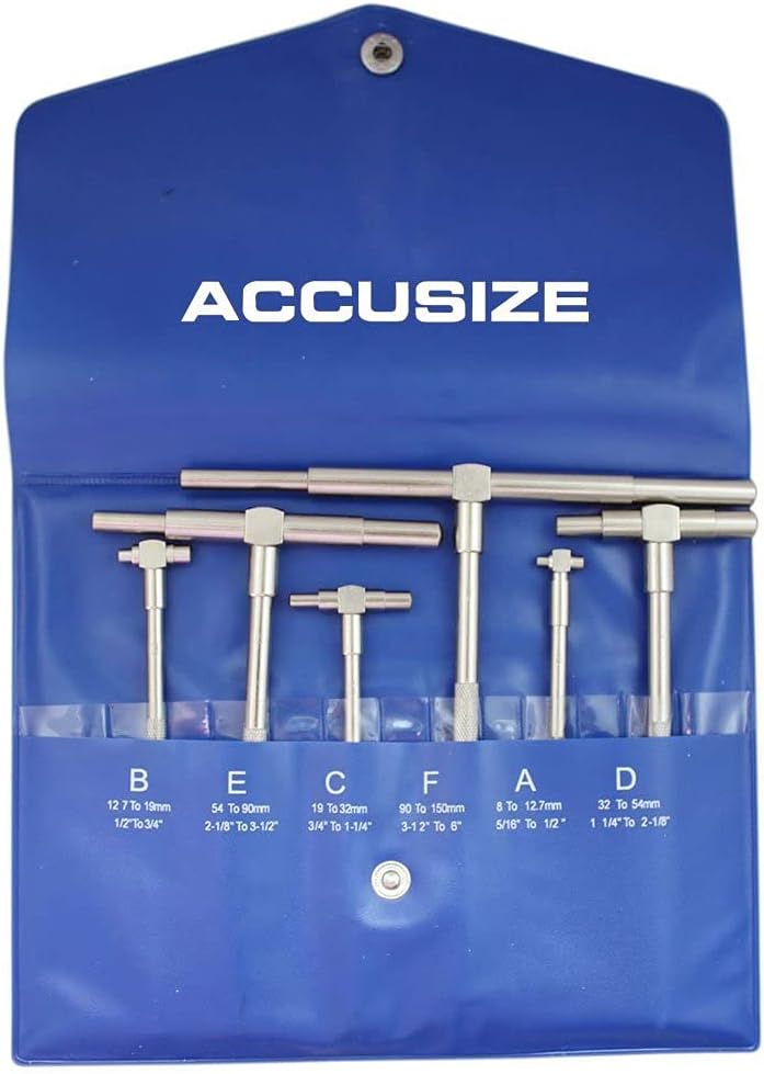 Accusize Industrial Tools 0-150 mm, 6 Pc Set