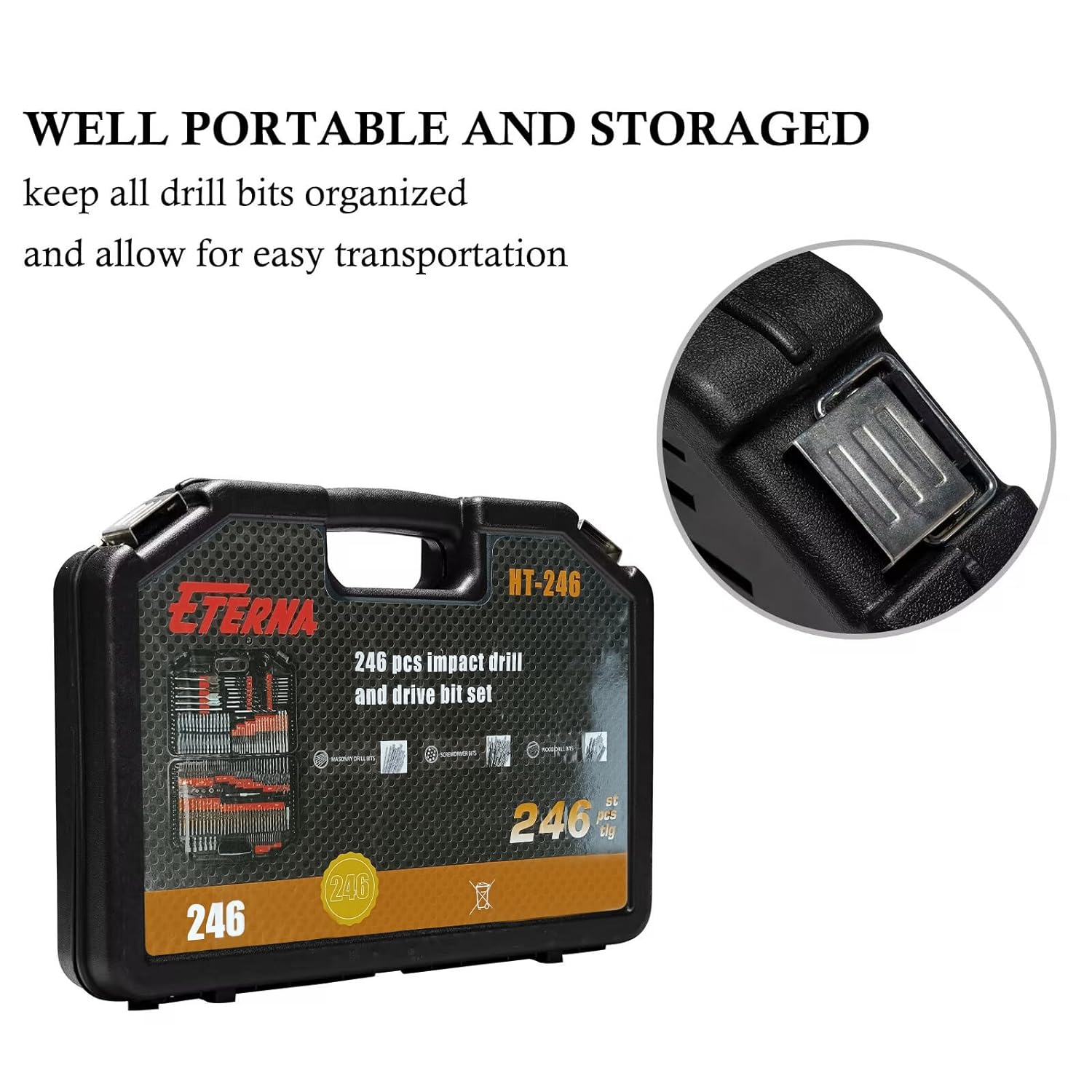 ETERNA Drill Bit Set, 246 PCS 