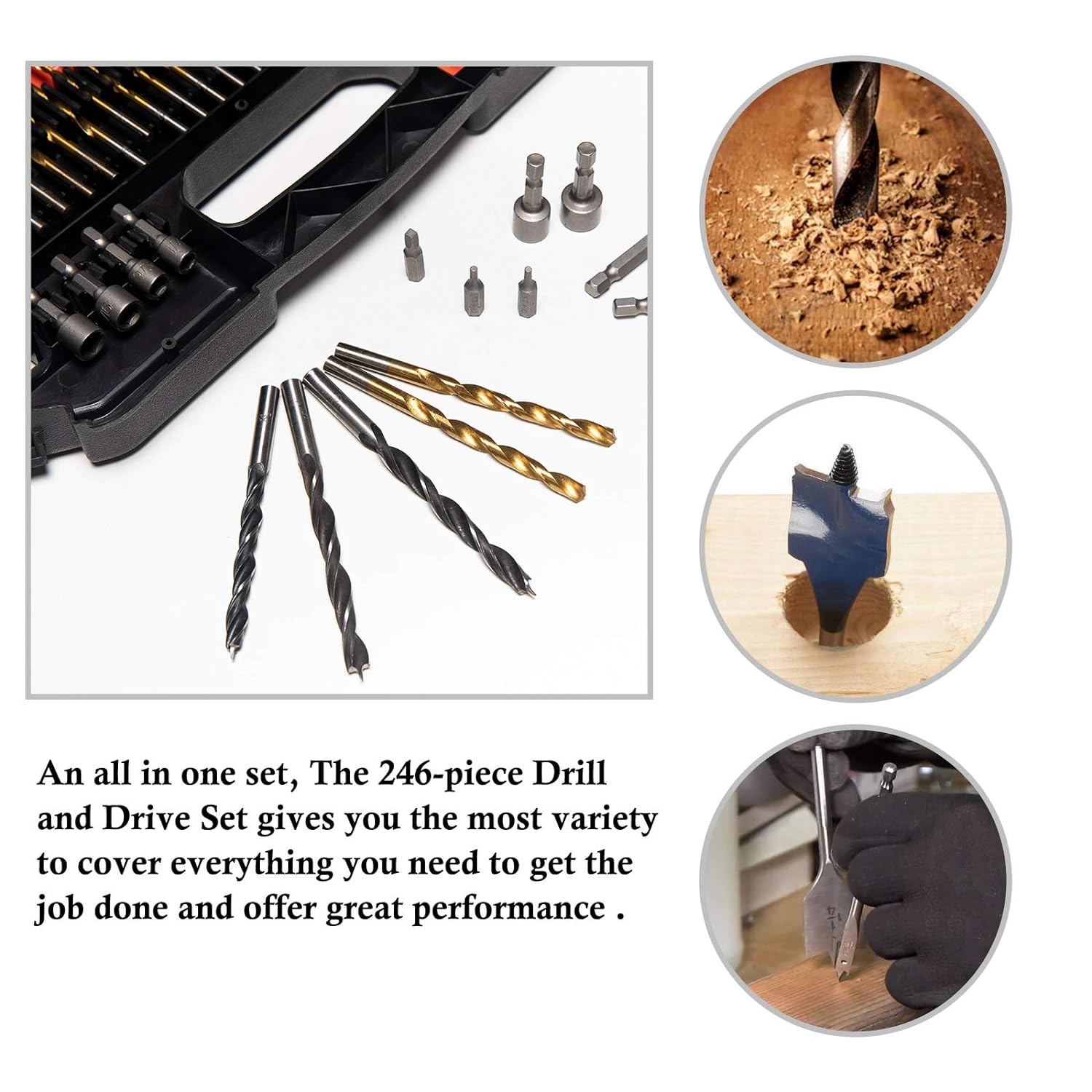 ETERNA Drill Bit Set, 246 PCS 