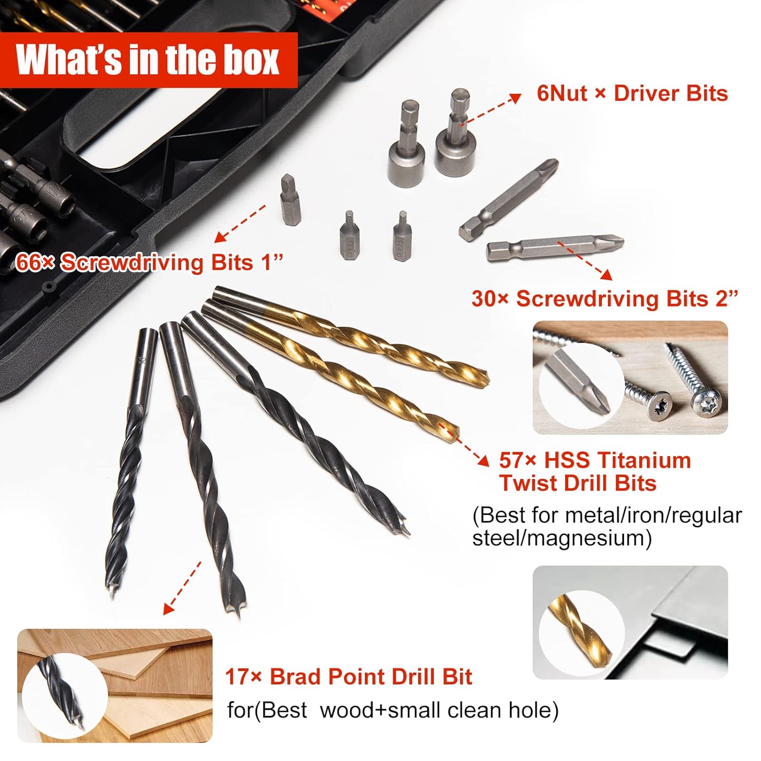ETERNA Drill Bit Set, 246 PCS 