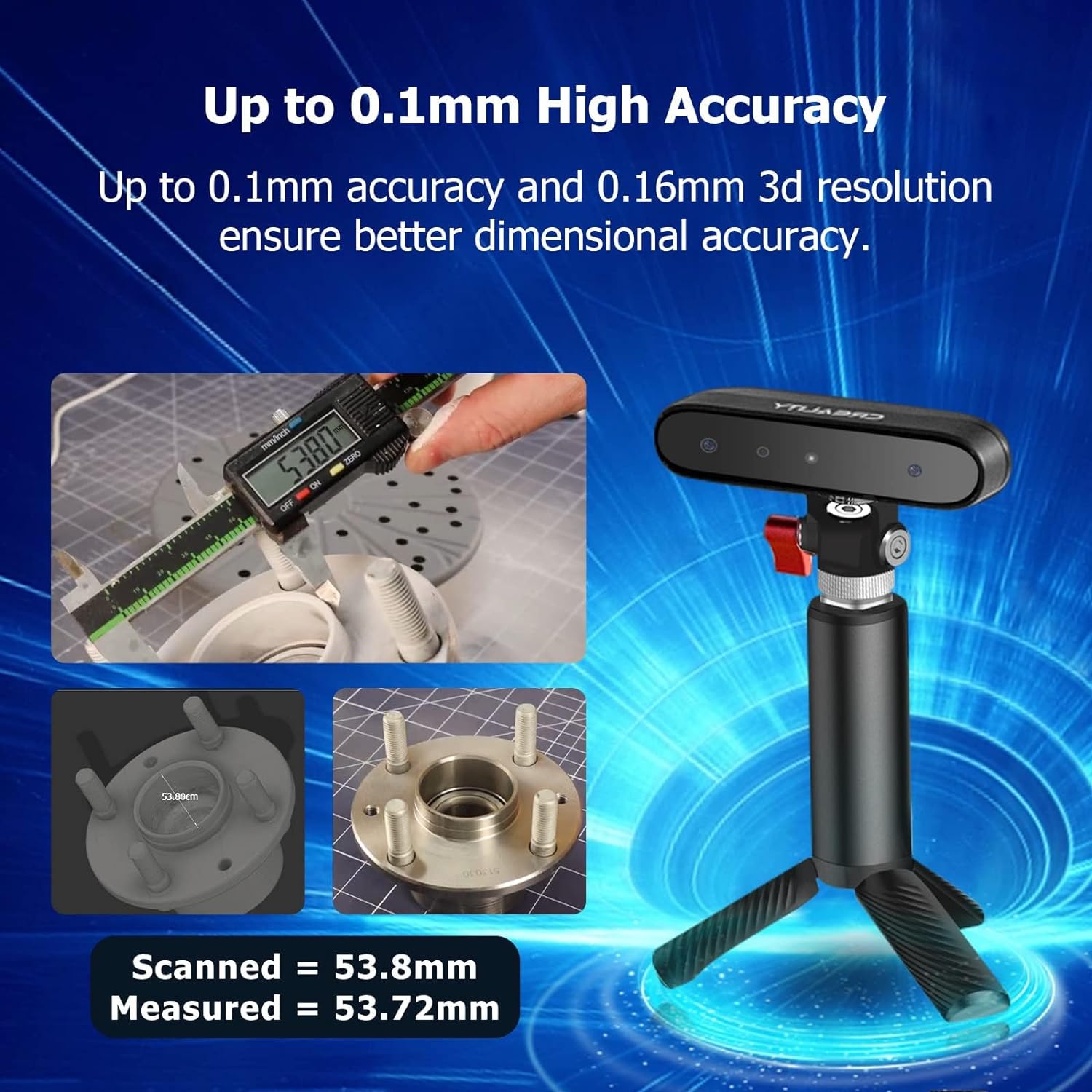 Official Creality CR Scan Ferret 3D Scanner with Power Bank and Tripod
