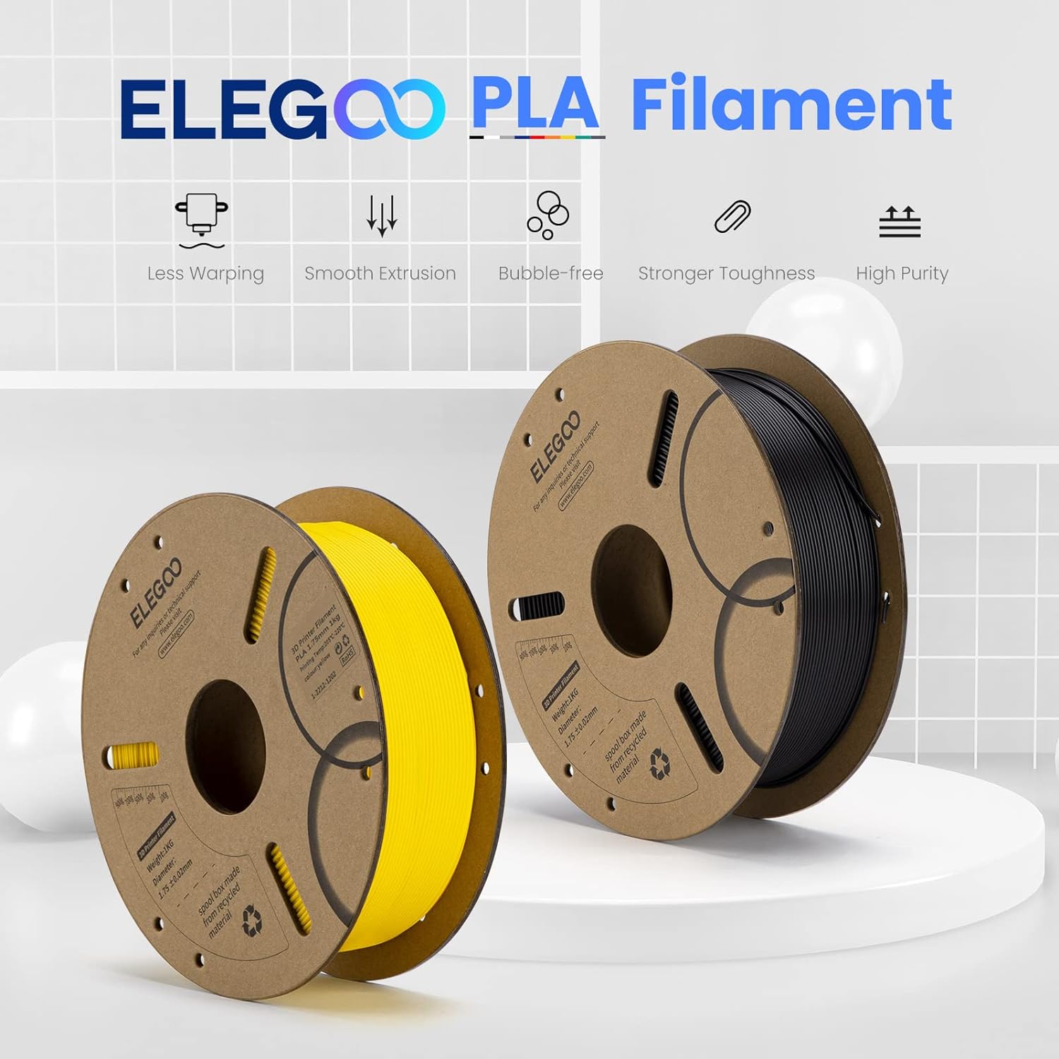 ELEGOO PLA Plus Filament 1.75mm 2KG