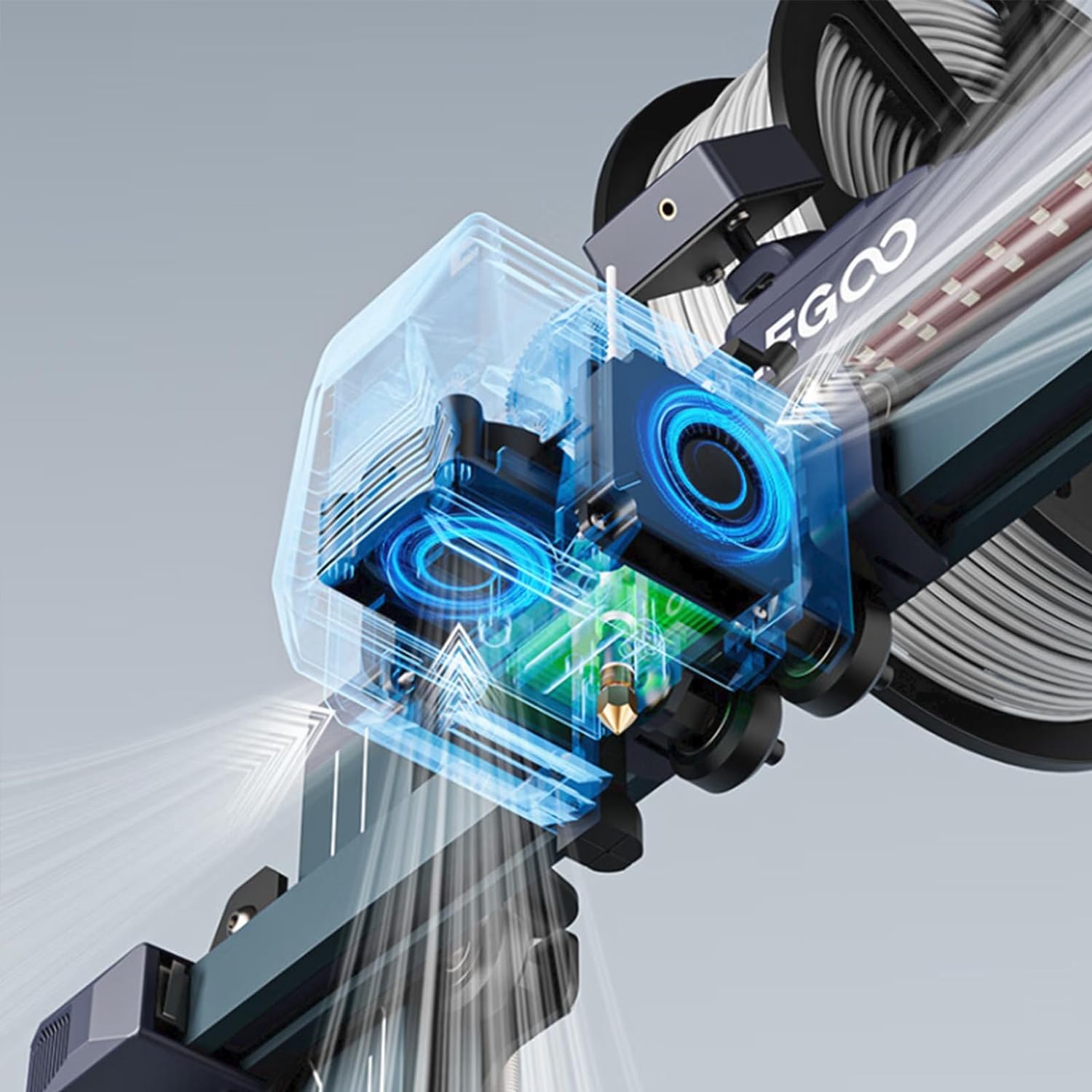 ELEGOO 3D Printer Extruder for Neptune 3 Pro/Plus/Max 3D Printer