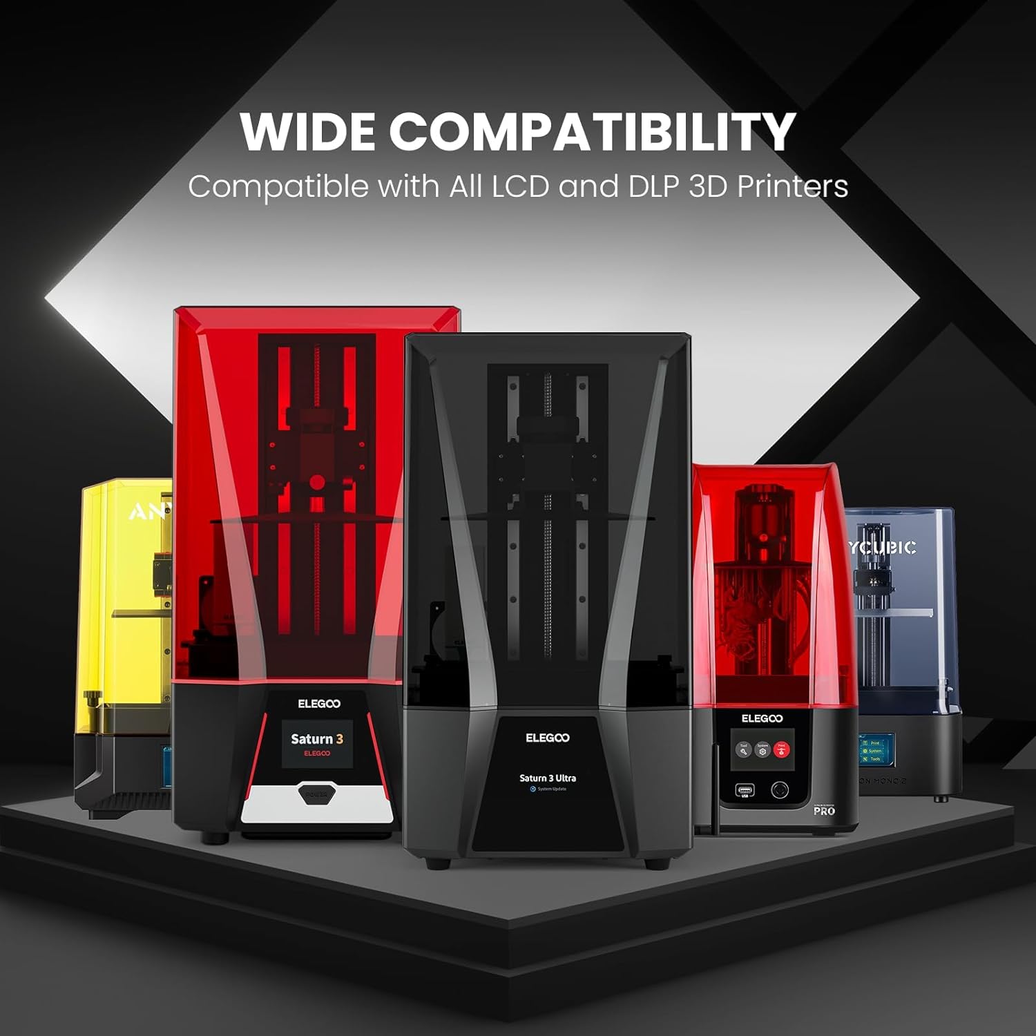 ELEGOO ABS-Like 3D Printer Resin, White 500g