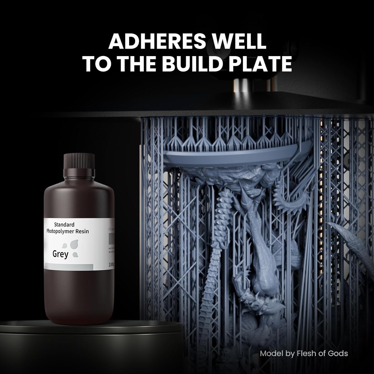 ELEGOO Standard Photopolymer Resin, Green 500g