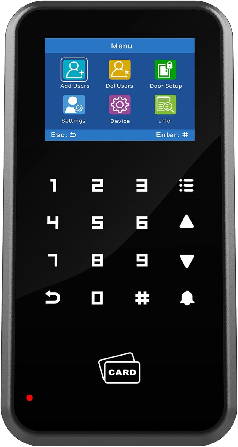 UHPPOTE 2.4-inch Display Door Access Control Touch Keypad 