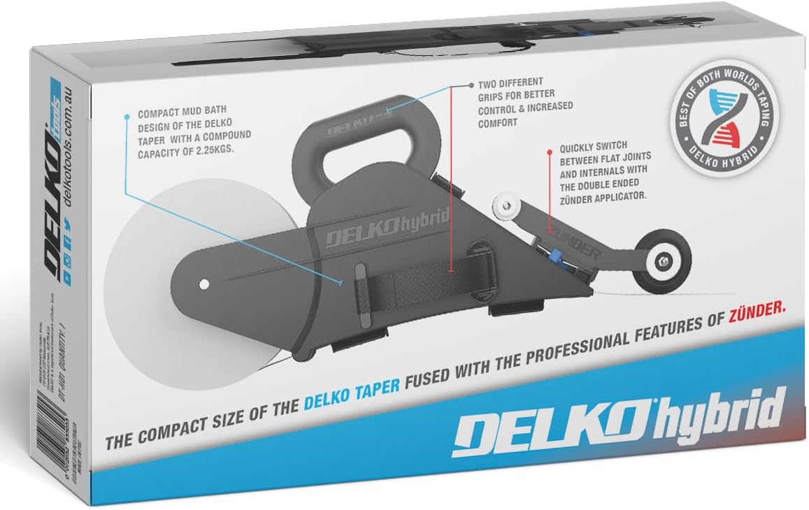 DELKOhybrid drywall taping tool