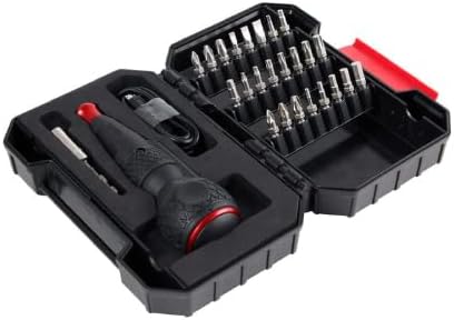 VESSEL BALL GRIP Rechargable Screwdriver with 25PC. Bit Set