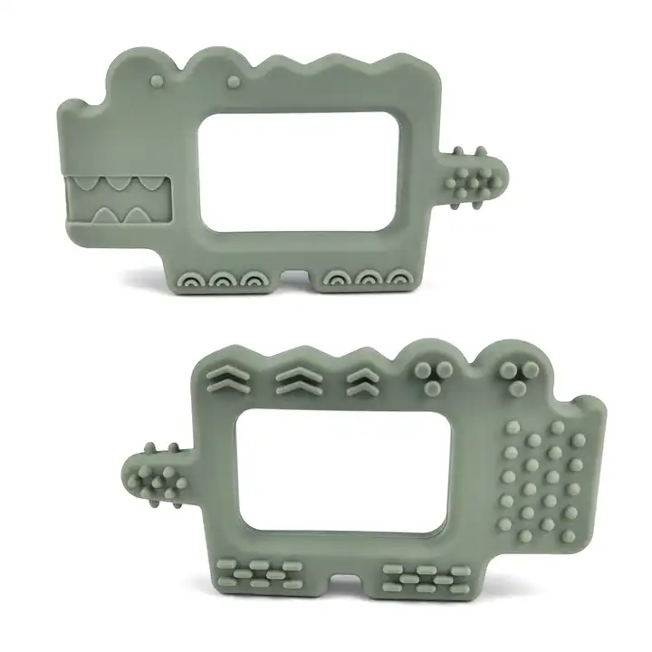 Silikoninis kramtukas "Krokodilas"