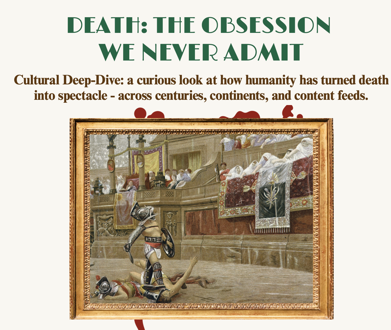 Death: The Obsession We Never Admit