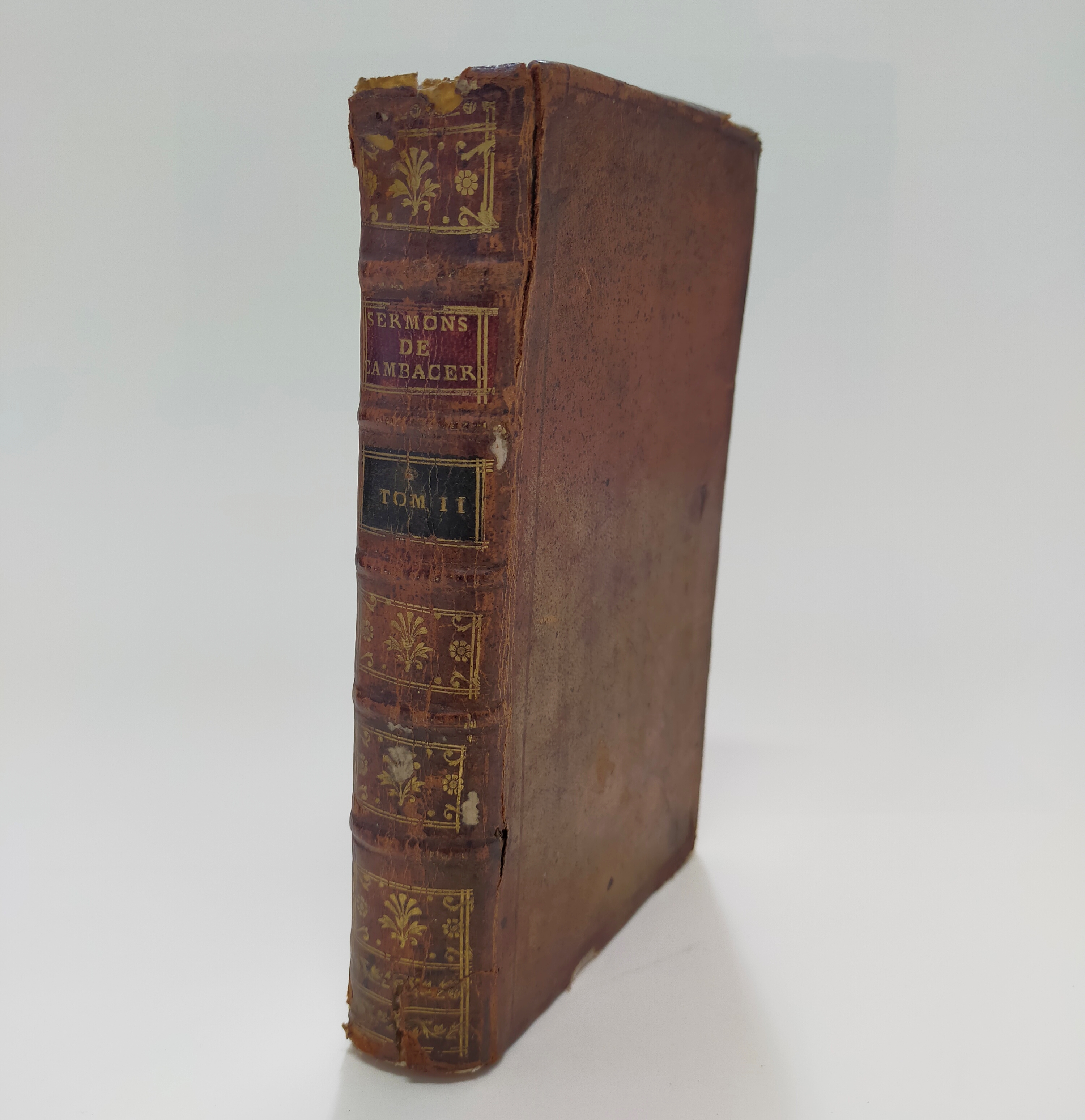 SERMONS de M. L’ABBÉ DE CAMBACÉRÈS, PRÉDICATEUR DU ROI