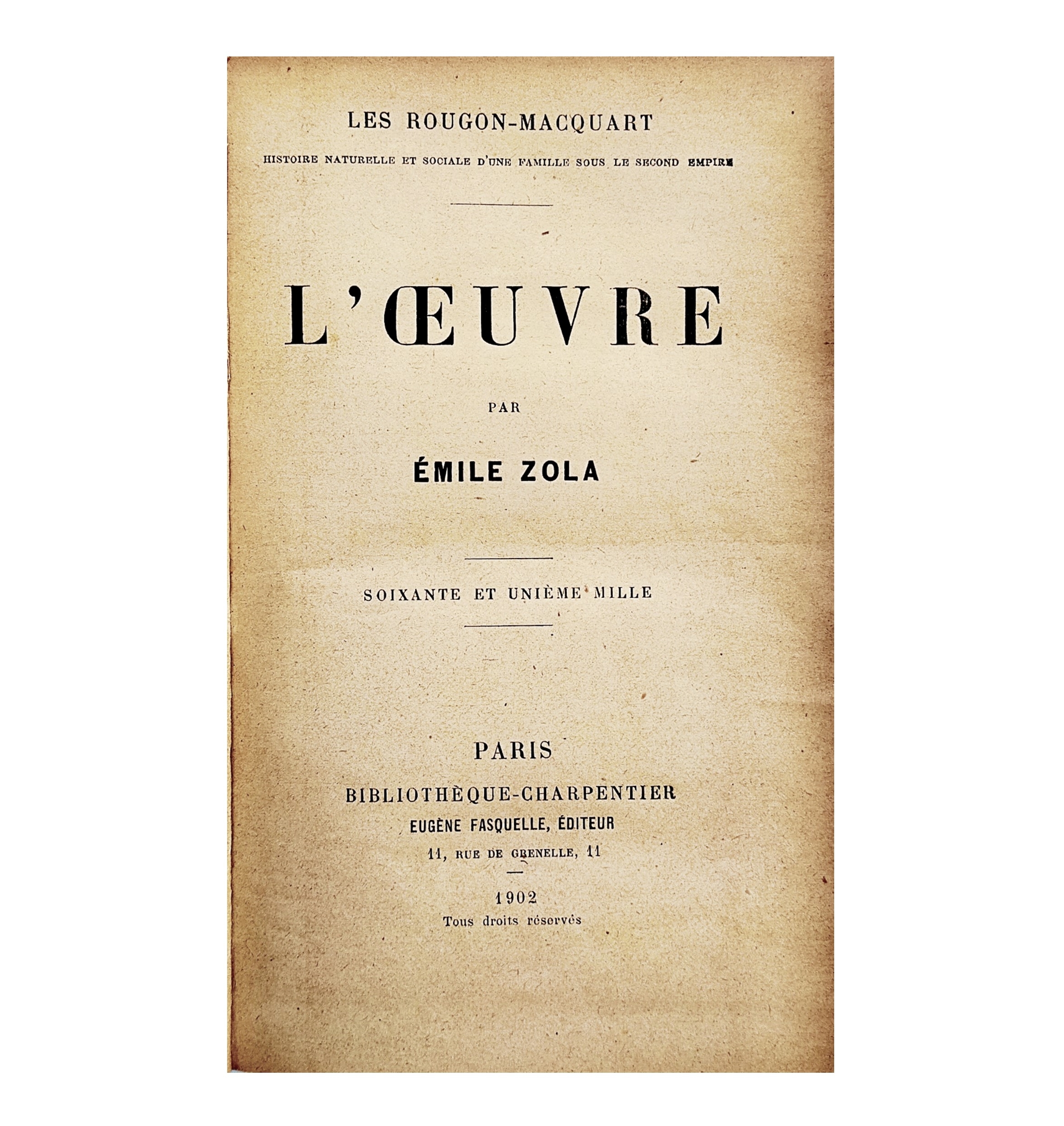 L'OEUVRE