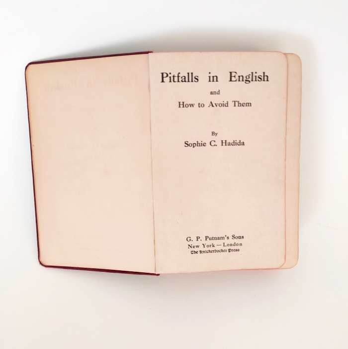 PITFALLS IN ENGLISH AND HOW TO AVOIDE THEM