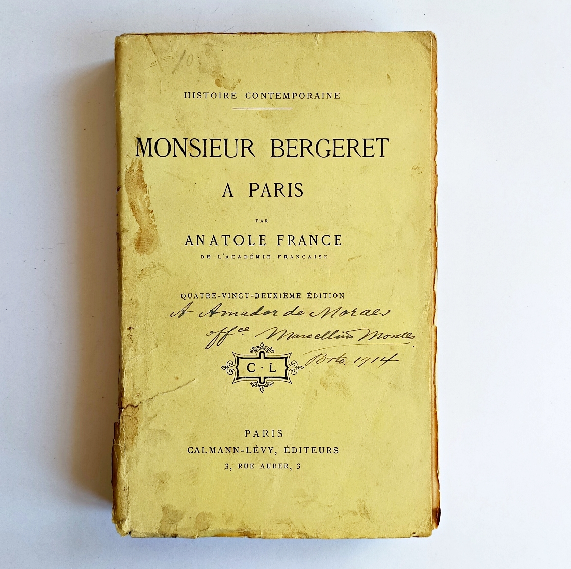 MONSIEUR BERGERET A PARIS