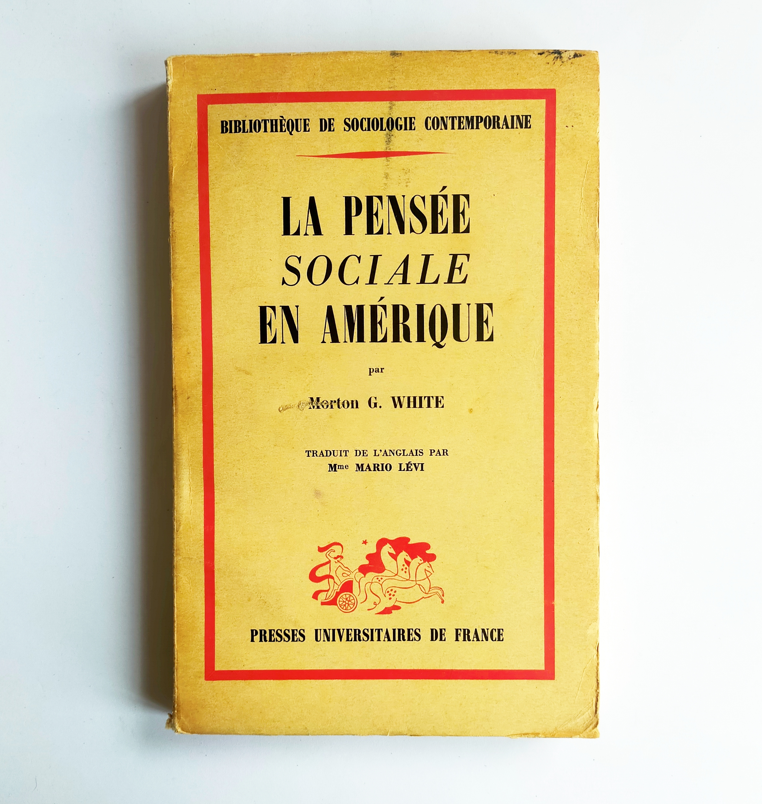 LA PENSÉE SOCIALE EN AMÉRIQUE La Révolte Contre le Formalisme