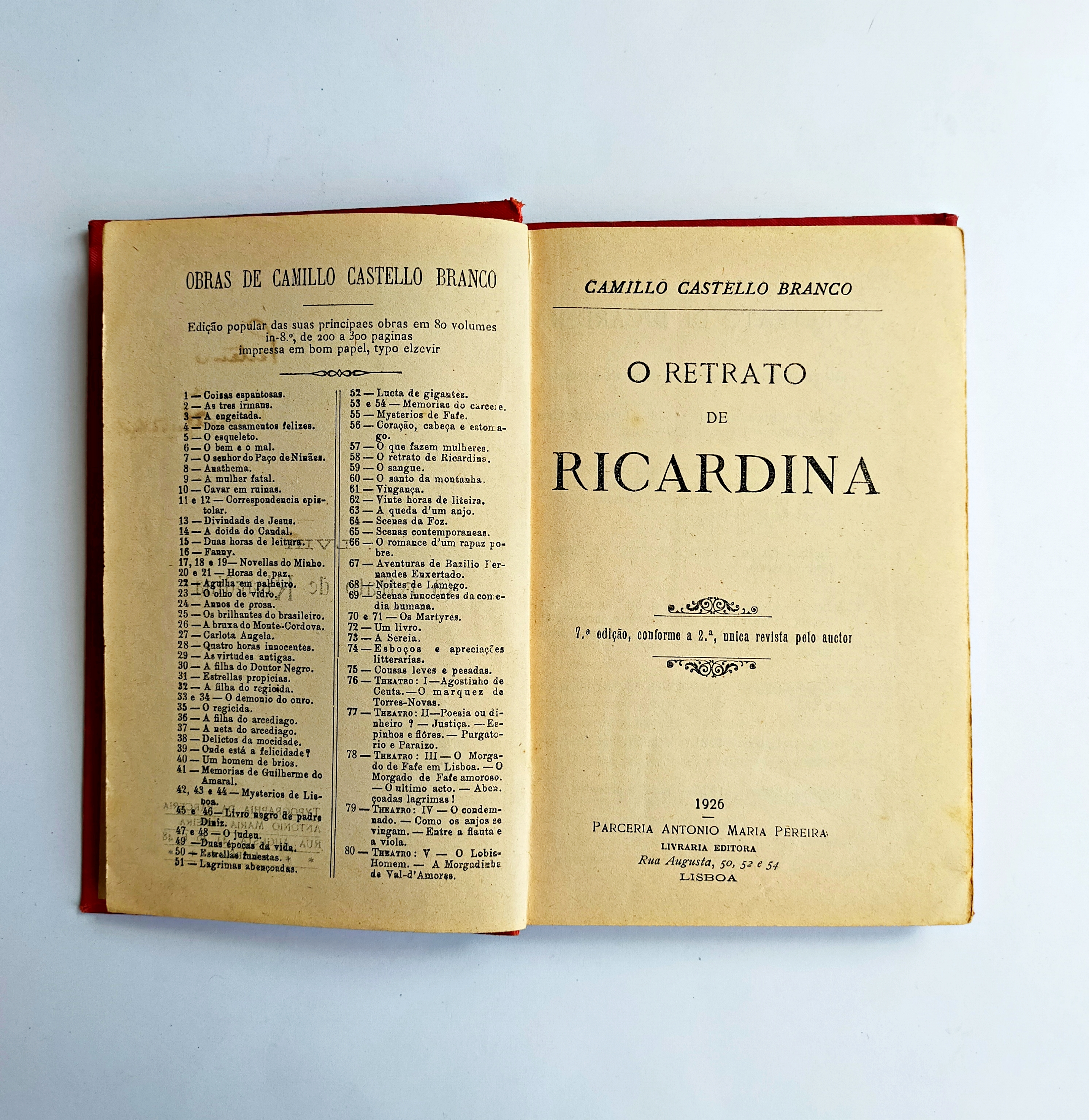 O RETRATO DE RICARDINA