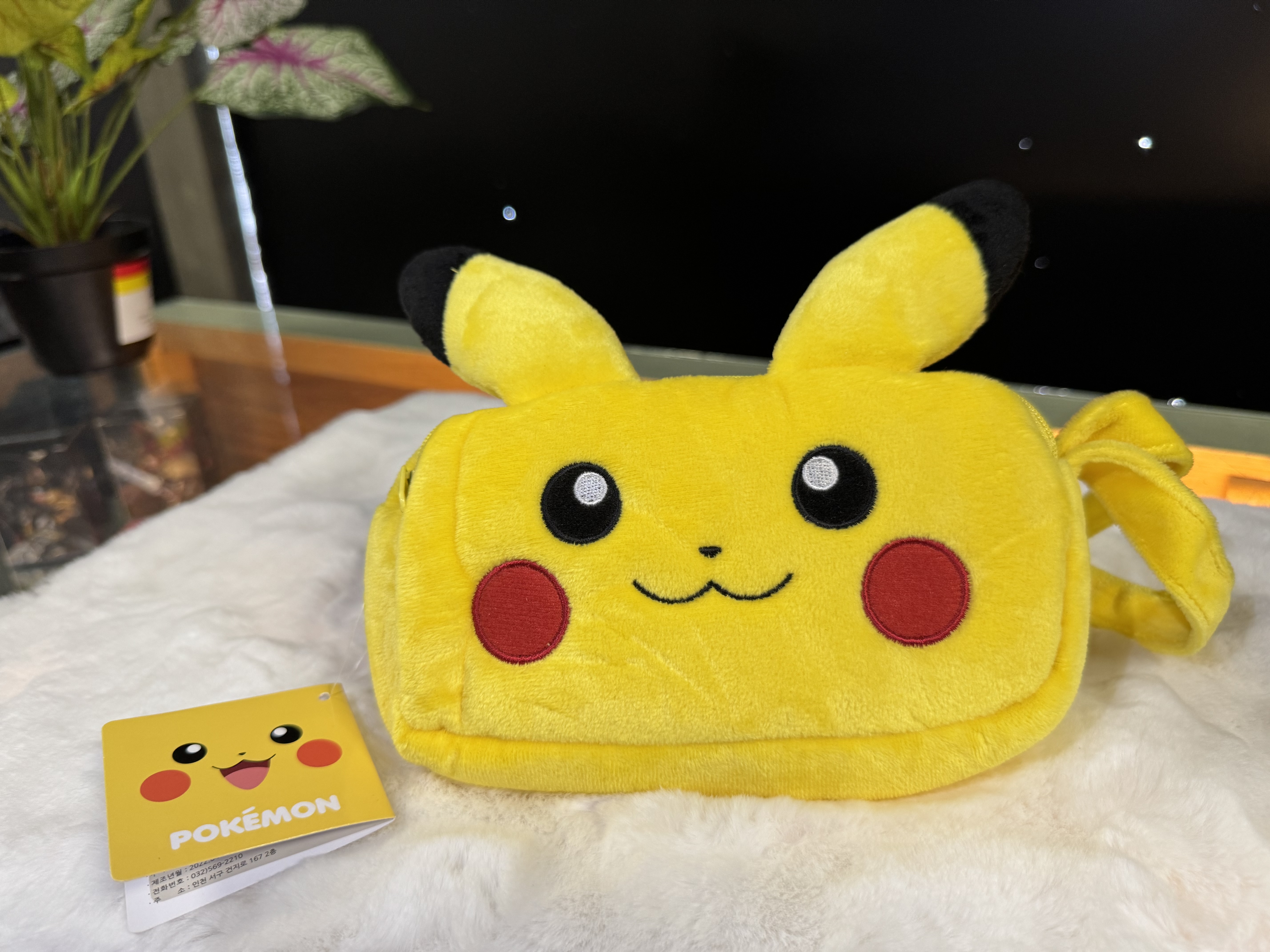 Pikachu Plush Pencil Bag/wallet