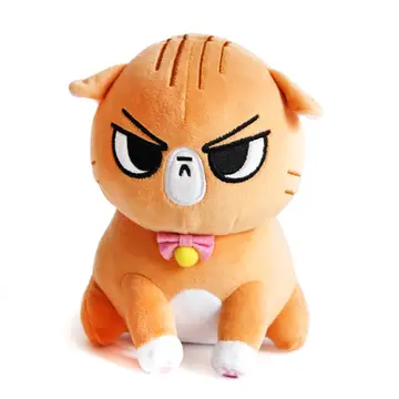 Angry Cat Plush - Orange Tabby