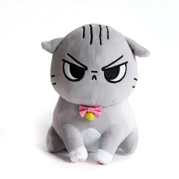Angry Cat plush - Grey