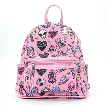 Pink Alien Backpack