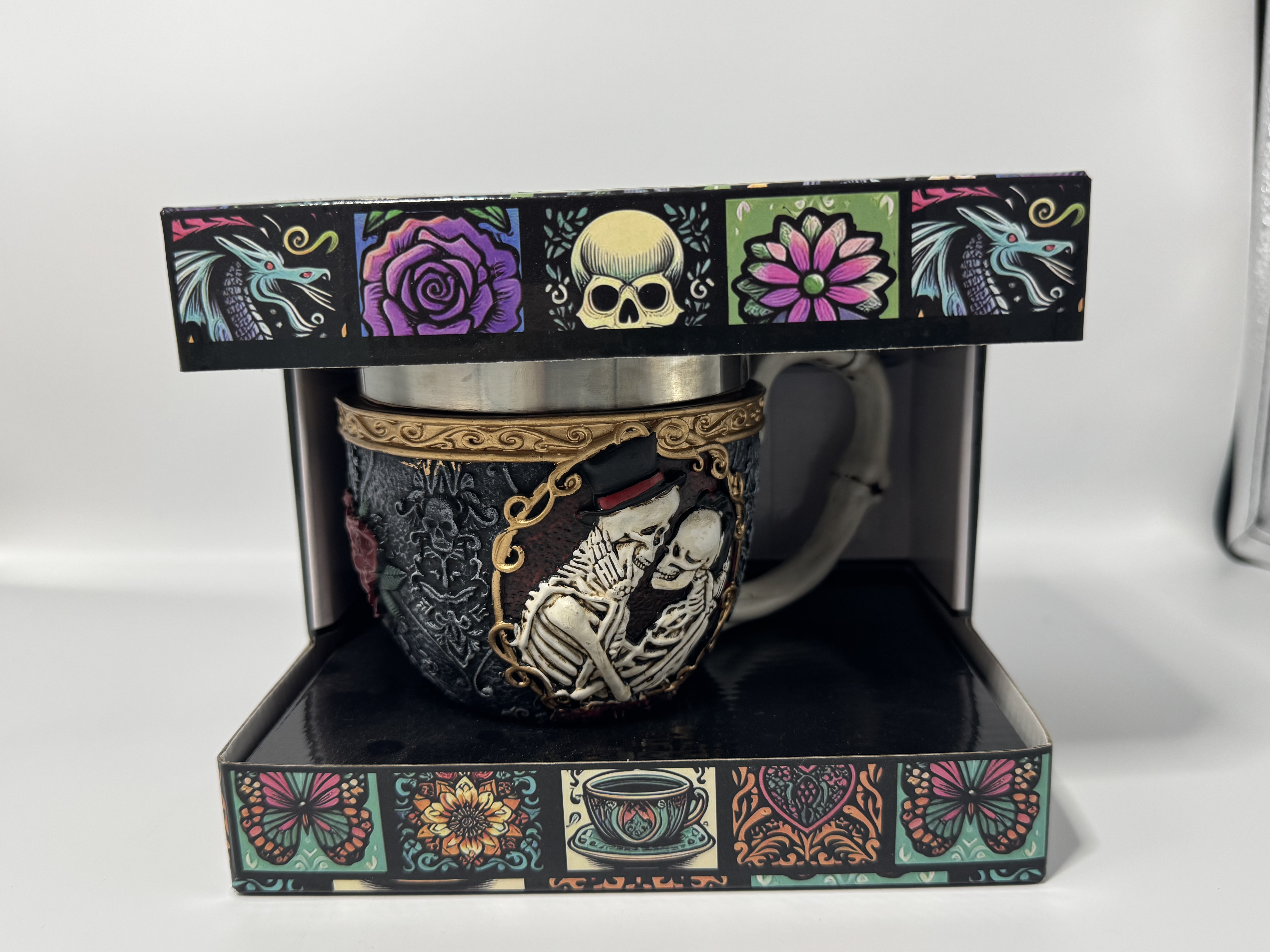 Skeleton-themed Mug
