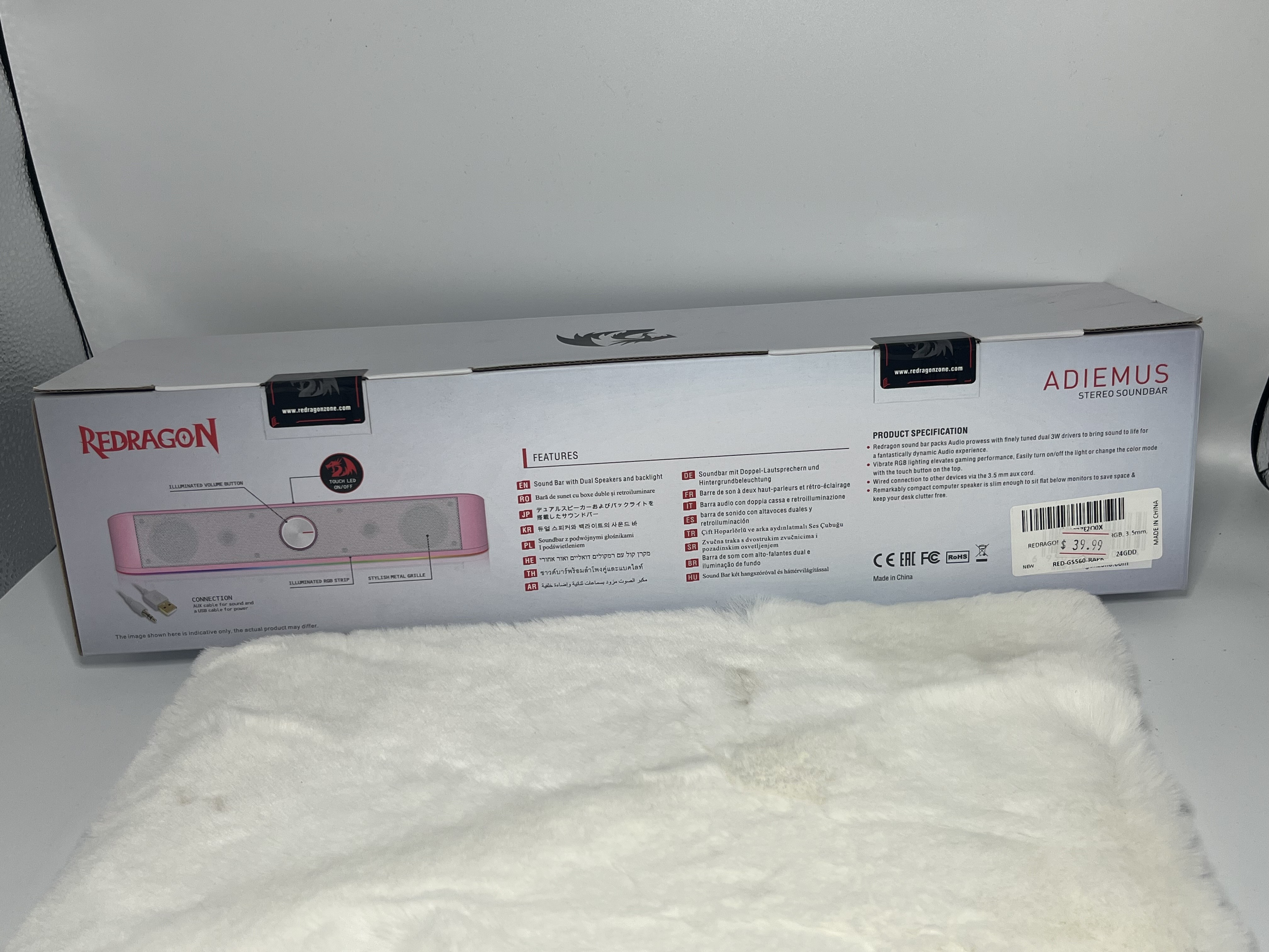 Adiemus RGB Speaker Pink