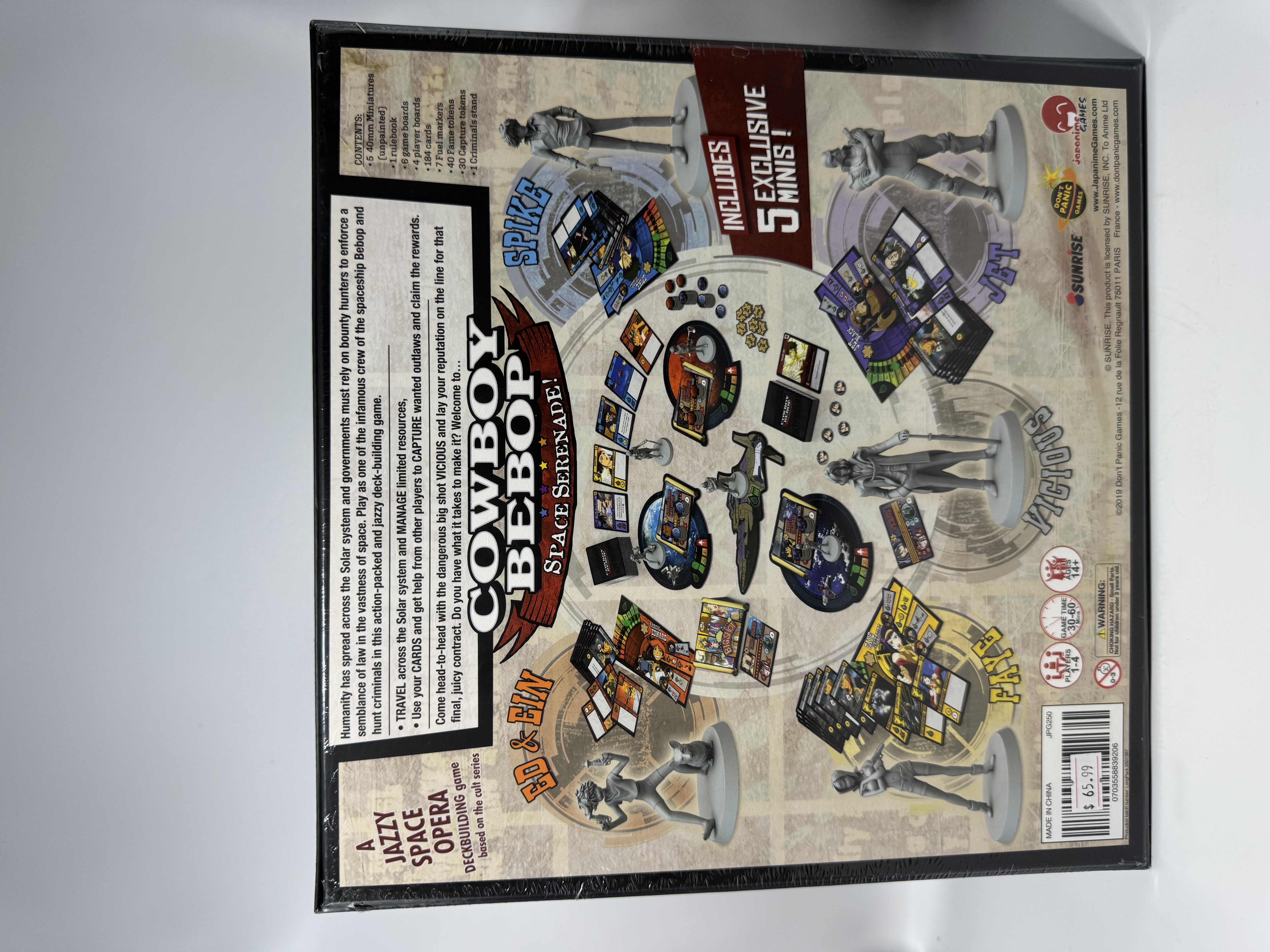 Cowboy Bebop Space Serenade Boardgame 