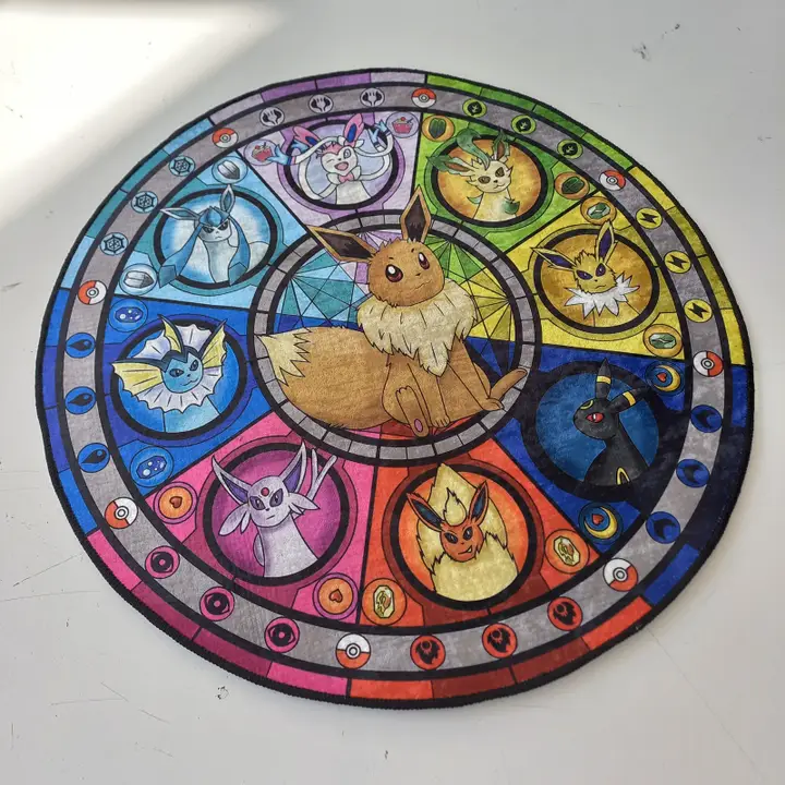 Eeveelution Inspired Area Rug