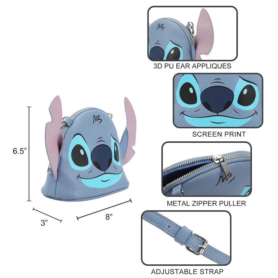 Disney Stitch 3D Crossbody