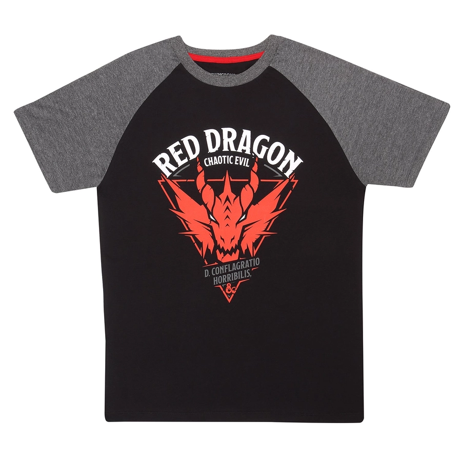 Dungeons and Dragons Red Dragon Premium Raglan T-Shirt