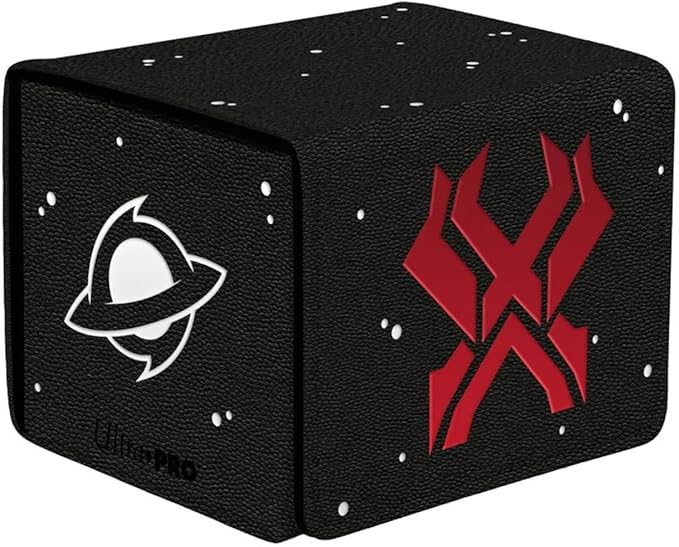 Ultra Pro - Edge of Eternities Alcove Edge Deck Box Red Mythic for Magic: The Gathering