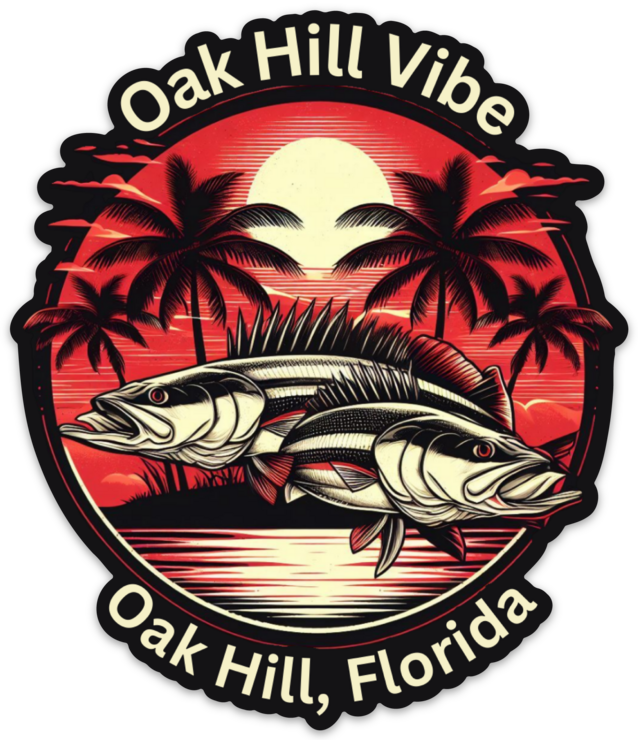 Oak Hill Vibe 5 inch Red sunset with snook