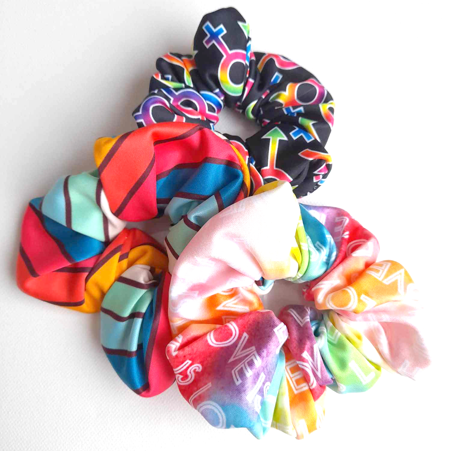 Love is Love Scrunchie 3-pack