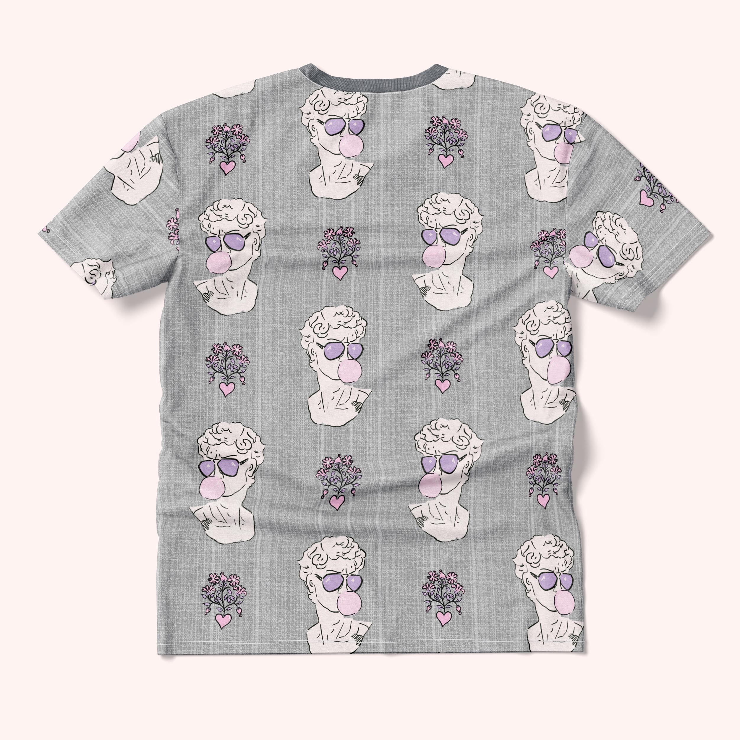 David´s Head Unisex T-Shirt - Boxy Fit, Artistic Design - Pre-Order